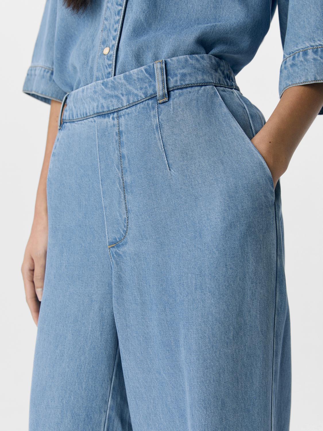 OBJFRAME Trousers - Light Blue Denim - VERO MODA & VILA Bergvik